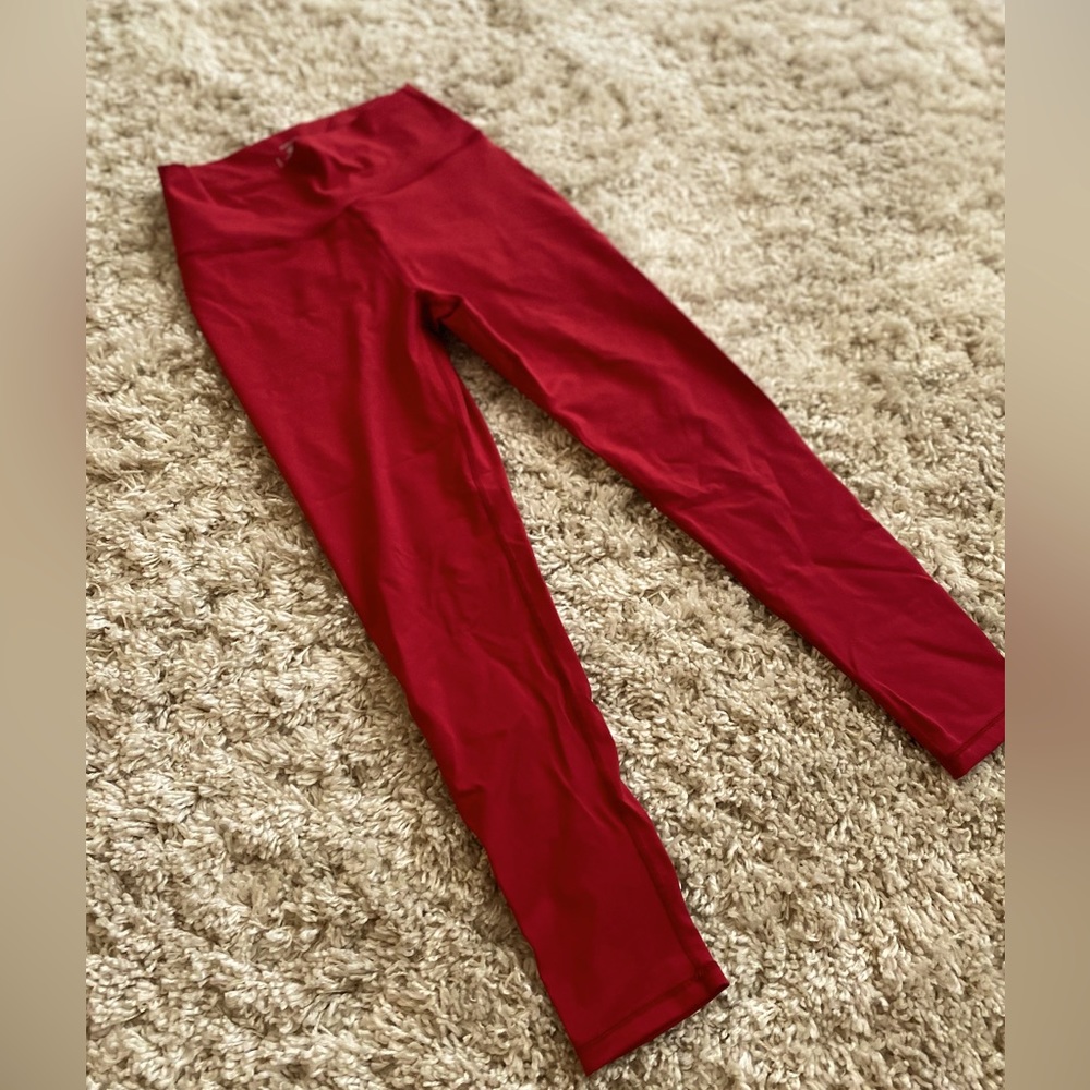 Red Workout Leggings
